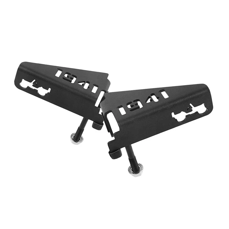 

1 Pair of Door External Foot Pedal Rest Pedal Fixed Foot Nail Foot Pedal Foot Stand Grille Kick Plate Is Suitable for Jeep Wrang