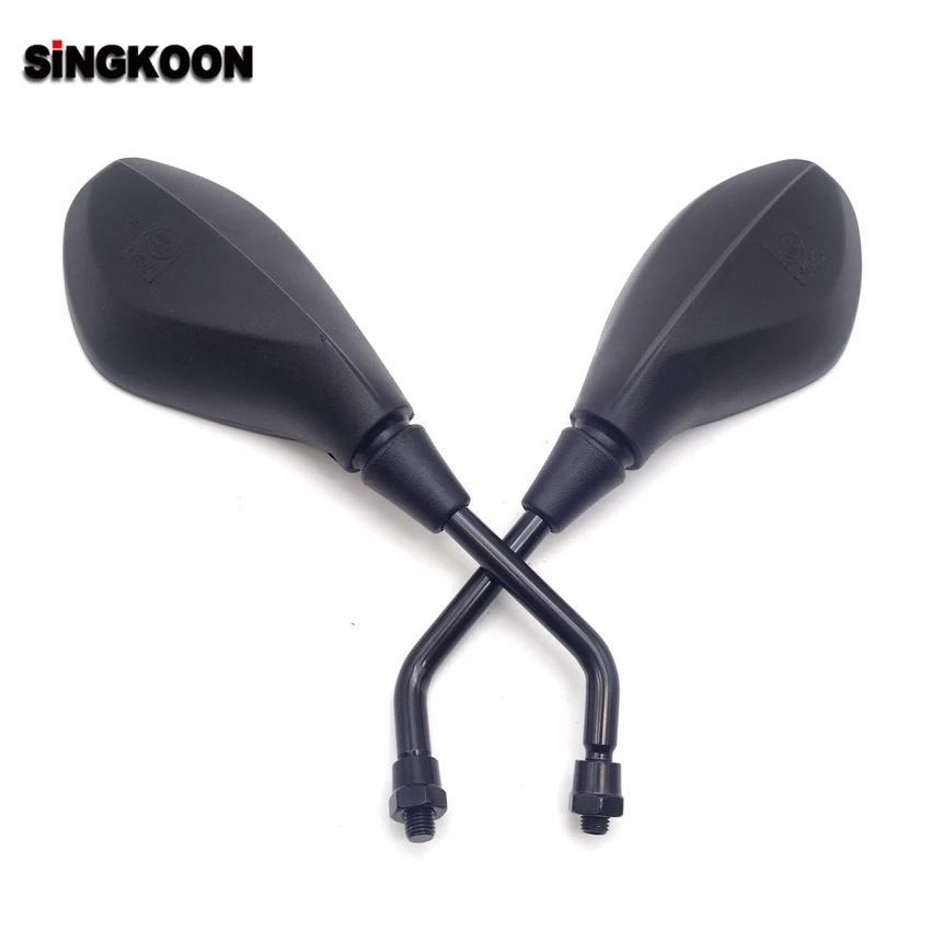 

Universal Motorcycle Side Mirror Rear View Mirrors Black retrovisor moto FOR rsv4 cf moto motor spiegels benelli tnt 25 xmax 400