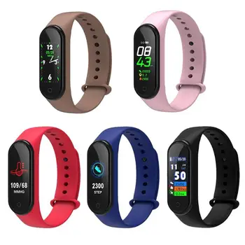

M4 Smart Band Fitness Tracker Heart Rate Blood Pressure Monitor Sport Bracelet Various Sports Modes Running Cycling Badminton