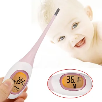 

Home Electronic Thermometer 8 Seconds Thermometer Soft Tip Thermometer Smart Alarm Sound Thermometer термометр электронный 50*