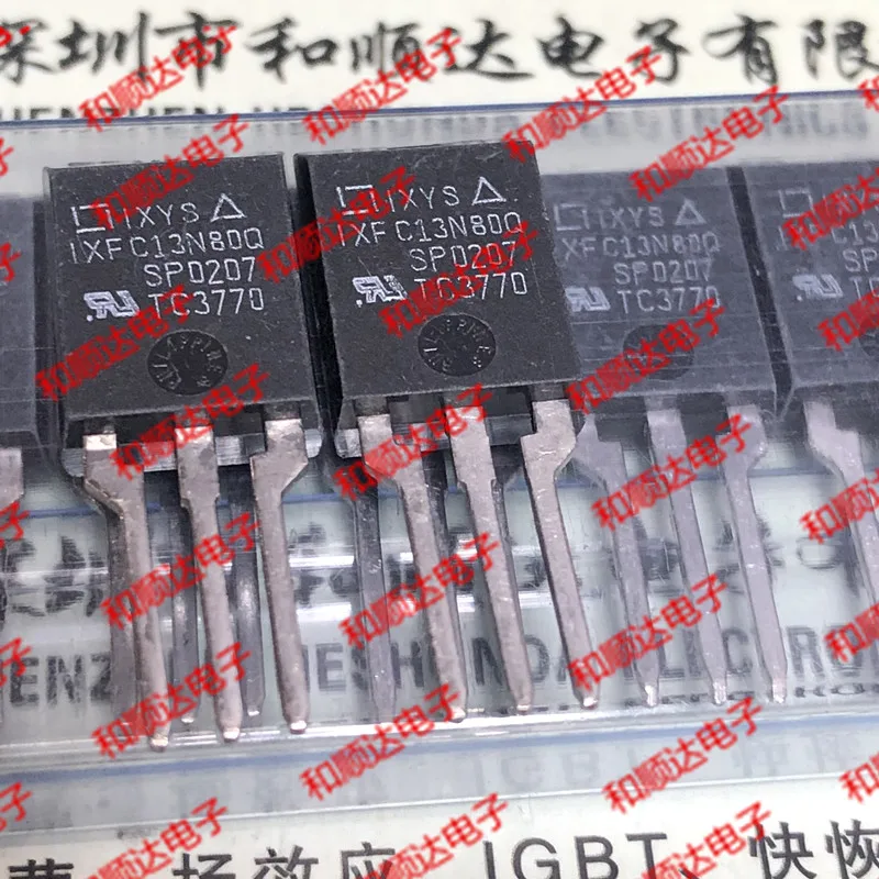 10 шт./лот IXFC13N80Q спот ISOPLUS220 800V 13A
