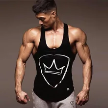 Стиль, летняя мужская майка для занятий фитнесом и бегом, тренировочная майка из хлопка с принтом, Спортивная майка без рукавов для баскетбола