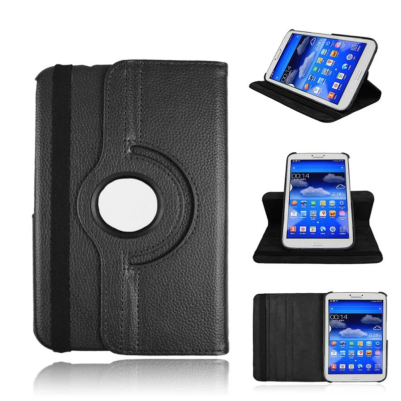 Кожаный смарт чехол с поворотом на 360 градусов для samsung Galaxy Tab 3 8 0 дюймов T310 T311 SM