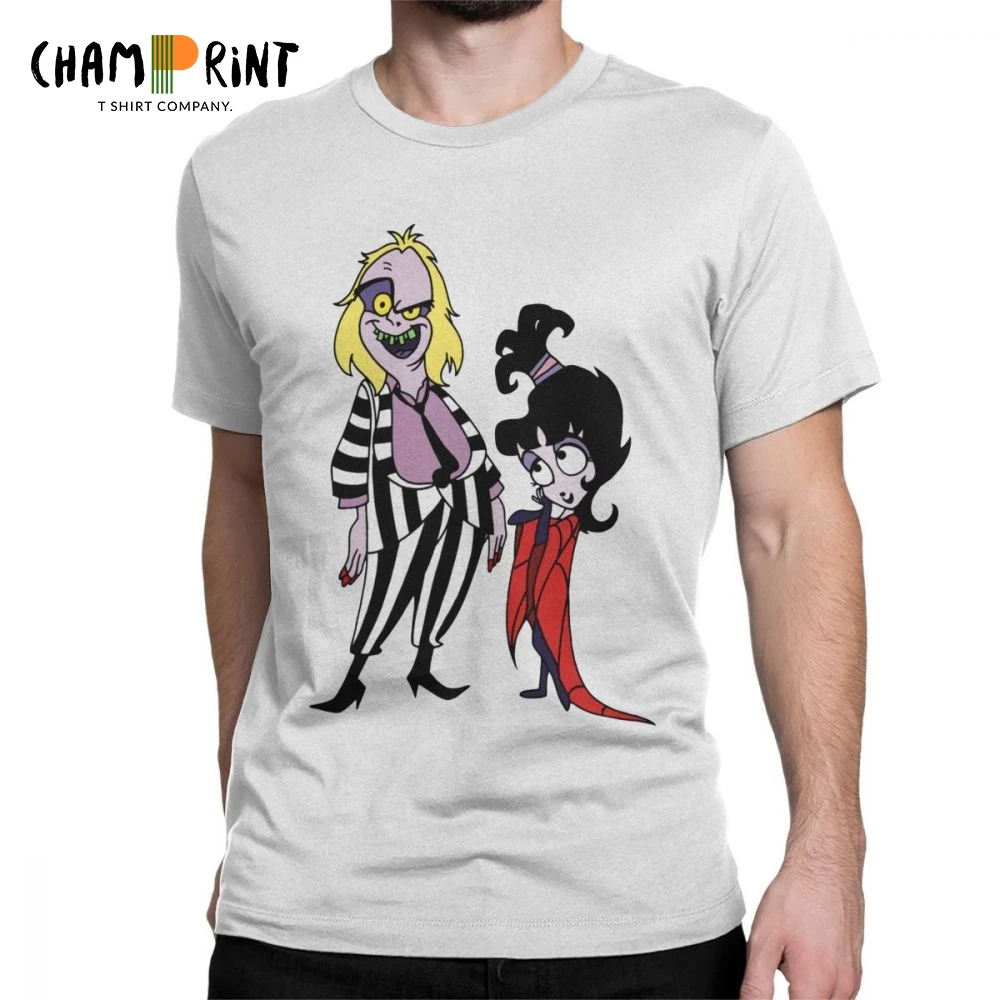 

Beetlejuice Lydia Group T-Shirt Men Fashion 100% Cotton Tee Shirt O Neck Short Sleeve T Shirt Classic Tops