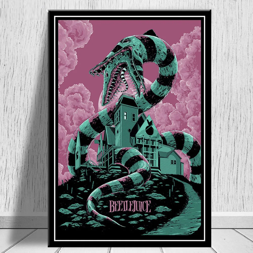 diamond painting snake Classic Horror Movie Poster Wall Art Picture diamond embroidery for Bar Room Decoration Home Decor