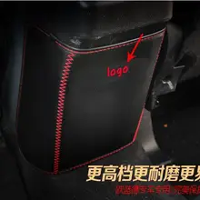 Автомобильный Стайлинг подходит для Mitsubishi Outlander 2013- автомобильный подлокотник Kick Pad задняя защита сиденья аксессуары для интерьера