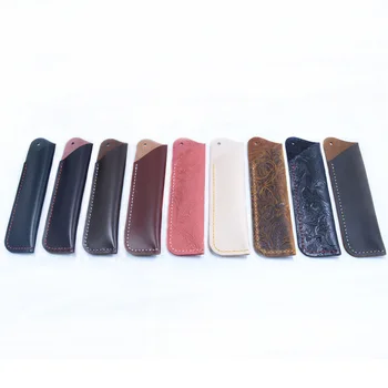 

Handmade Genuine Leather Pen Bag Rustic Leather Pen Bag For Fountain Pen Vintage Retro Style Accessories For Notebook