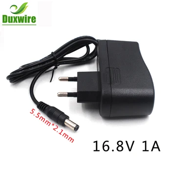 

16.8V 1A Li-ion battery charger for camping bicycle head lamp DC5.5*2.1mm 18650 charger