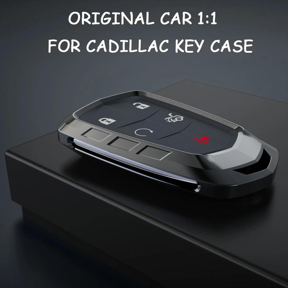 Новые металлические ключи крышка чехол для Cadillac Escalade CTS XTS ATS ATS-L XLS SRX от АТС ХЦ 4/5/6 Кнопка 28Т CTS-V XT5 CT6 защитный чехол