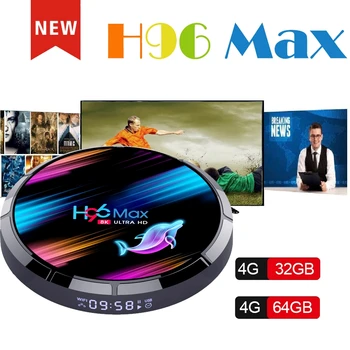 

H96 MAX X3 Amlogic S905X3 gigabit lan Android TV Box replace h96 max 2.4G&5G Dual Wifi BT4.0 128g supports Netflix Youtube Media