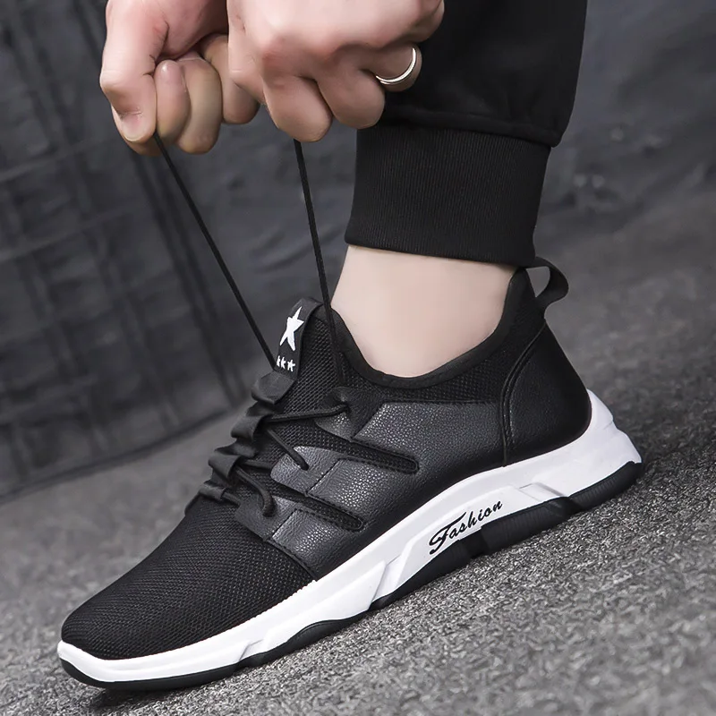 

2019 Spring New Style Athletic Shoes Men's Running Shoes Breathable Students Travel Shoe Korean-style Versatile MEN'S Casual Sho