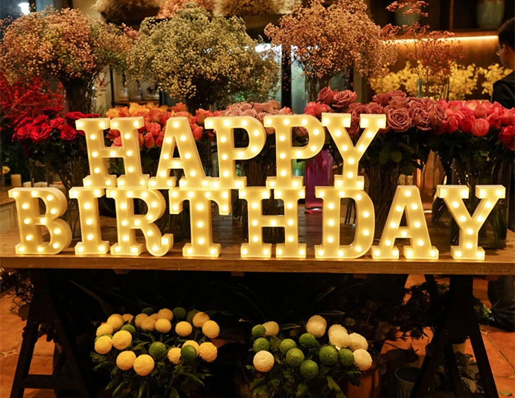 JAROWN LED Letter Light Wedding Party Birthday Christmas Decoration Home Wall Decor Proposal Decorative Valentine's Day Gift (7)