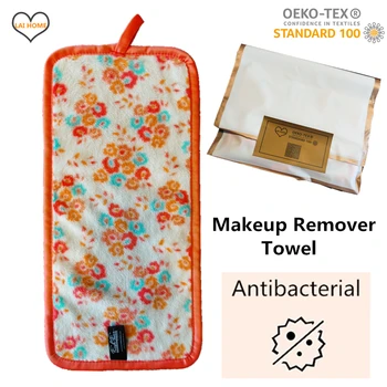 

Antibacterial Microfiber Face Cleansing Towel For Makeup Remover Super Soft Towels Absorbent Washcloth Beauty Makeup Towel
