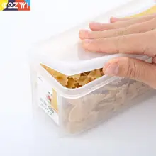 Прямоугольный прозрачный контейнер для пищи лапши макароны зерна коробка для хранения прозрачный контейнер для сохранения свежести