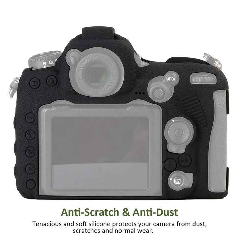 Силиконовый резиновый чехол для камеры Nikon D500 съемный противоударный защитный резиновый чехол