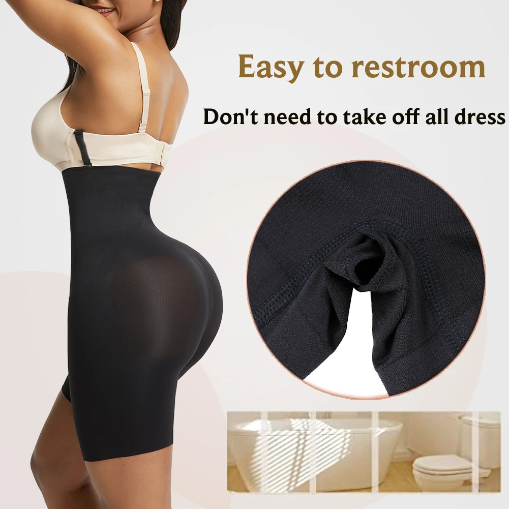 HEXIN Butt Lifter Seamless Women High Waist Slimming Tummy Control Panties Briefs Plus Shapewear Underwear Body Shaper Corset waist trainer