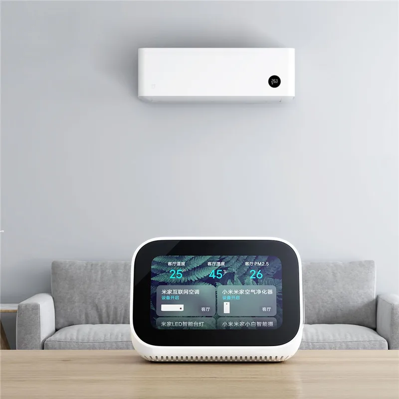 

Xiaomi MiJIA Speaker AI Touch Screen bluetooth 5.0 Speaker Digital Display Alarm Clock WiFi Smart Connection