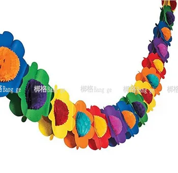 

European Style Wedding Scene Decoration 3D Paper Flower Christmas Party Color Flower Handmade Flower Hawaii Wreath