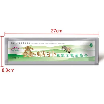 

Newly 20Pcs/Bag Varroa Strips Fluvalinate Bee Mite Killer Treatment Tool Beekeeping Pest Control FIF66