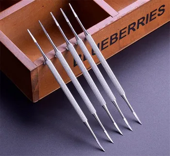 

Hot 300pcs/lot Stainless Toe Nail File Double Ended Pedicure File Satin Edge Ingrown Toe Nail Lifter Onychomycosis Paronychia