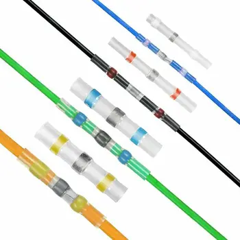 

300Pcs 4 Colors Solder Seal Heat Shrink 3:1 Wire Terminal Connectors Splice Kit
