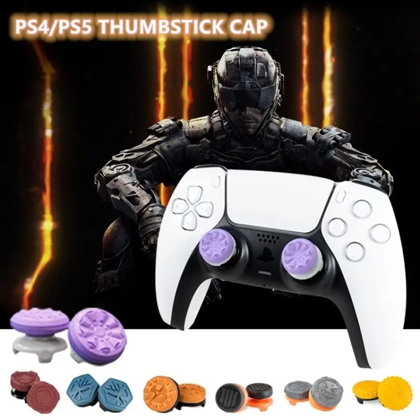 Silicone Thumb Grips For Ps4 Controller Joystick Cover Cqc Freek Joysticks Extenders Caps For