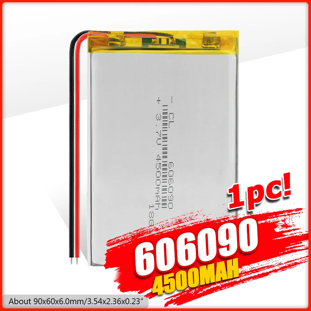 Литий полимерные аккумуляторы премиум класса 2/4 3 7 В 4500 мАч 1/606090 шт./партия с