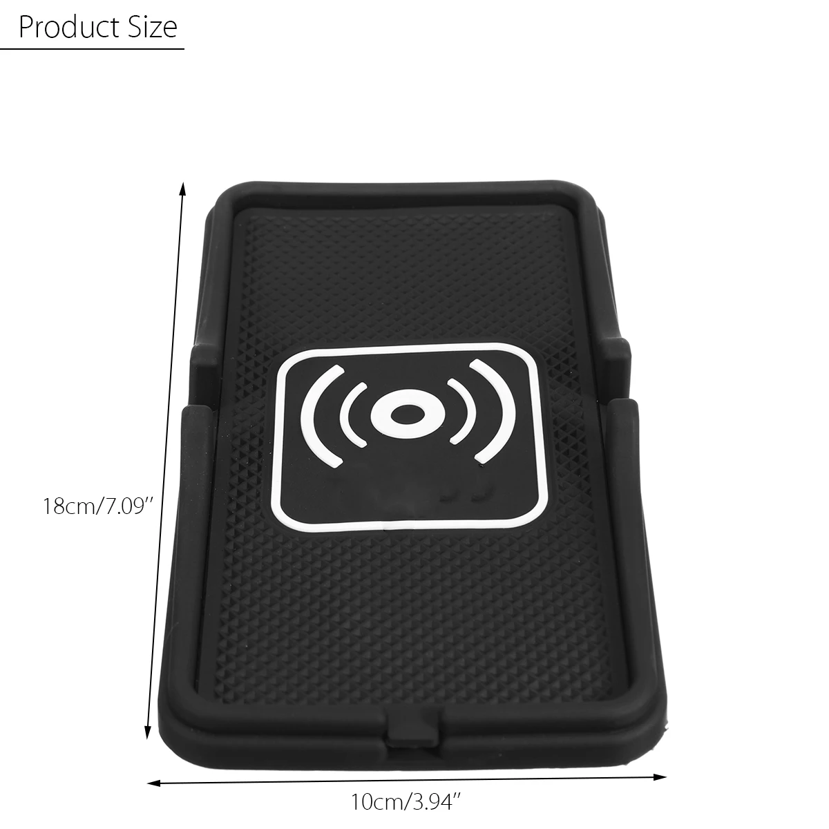 10W Car QI Wireless Charger Dock Station Pad GPS Hub Stand Anti Slip Mat for Samsung S9 Car Phone Charger for iPhone X 8plus XR