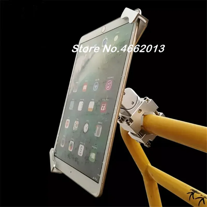 

metal aluminum case tablet telescopic kiosk lock cylinder mount for logistics forlift 7-10.1" tablet holder