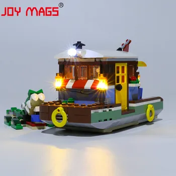 

JOY MAGS Only Led Light Kit For Creator Riverside Houseboat Toy Blocks Lighting Set Compatible With 31093 (NOT Include Model)