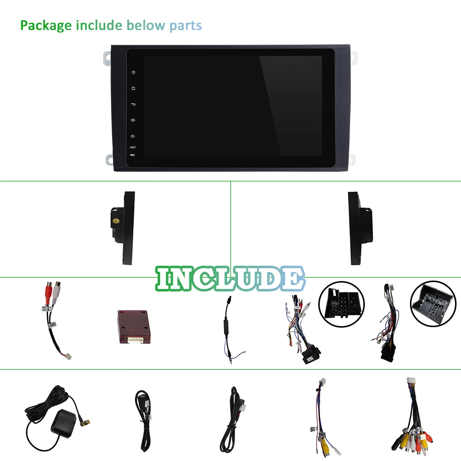 Cheap DSP IPS Android 9.0 Car multimedia player dvd GPS navigation autoradio for Porsche Cayenne/S/GTS 2003-2010 car radio stereo obd2 5