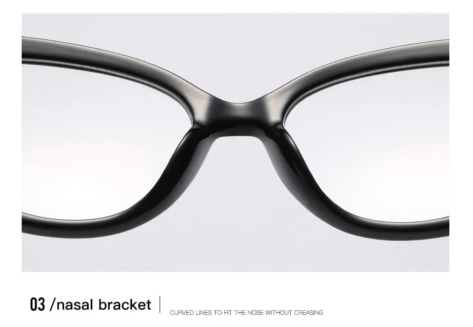 Chic Women Eyeglasses Clear Lentes MujerEyewear Myopia Optical Glasses Frame Retro Lunette De Vue Cat Eye Gafas De Marca COG119