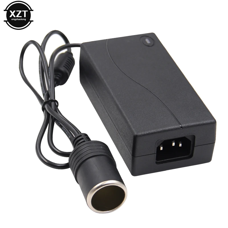차량용 인버터 AC 100V 220V to DC 12V 담배 라이터 컨버터 전원 어댑터, 전압 변압기 소켓, EU 미국 플러그