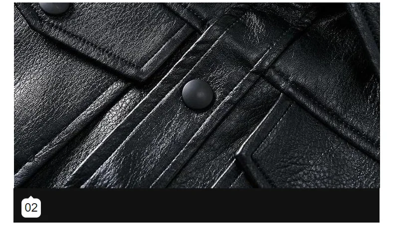 KIOVNO Men Skull Patter Leather Jackets Coats Letter Embroidery Faux Leather Jackets Outwear For Male Size M-3XL Black (12)