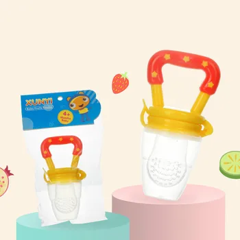 

Pacifier Fruit Vegetable Baby Food Baby Teether Baby Pacifier Silicone Pacifier Clip Baby Accessories 6-18 Months Single Loaded