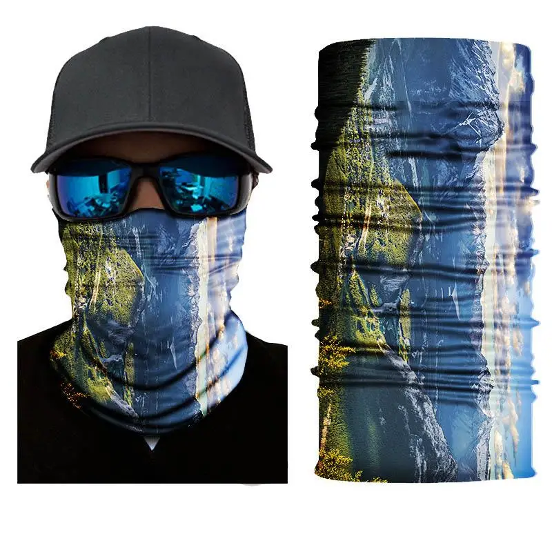 head scarves for men Fashion Men Women Head Face Neck Sunshade Collar Gaiter Tube Bandana Scarf Sports Headwear Scarf Dustproof Outdoor men's scarves Scarves