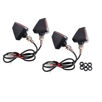 

2X Motorcycle Indicator Led Amber Light Front & Rear Turn Light Brake Stop Light Signal Lamp Universal Fit for for Yamaha