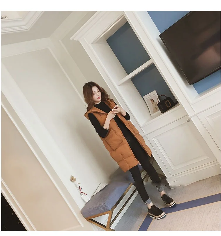Autumn And Winter Plus-sized WOMEN'S Wadded Jacket Fat Mm Coat Cotton Vest Women's pang niu Mid-length Cotton-padded Clothes 200