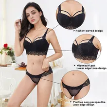 Varsbaby модный сексуальный комплект нижнего белья с глубоким v-образным вырезом и эффектом пуш-ап, комплект из 4 предметов: бюстгальтер+ трусики+ подвязки+ чулки для женщин