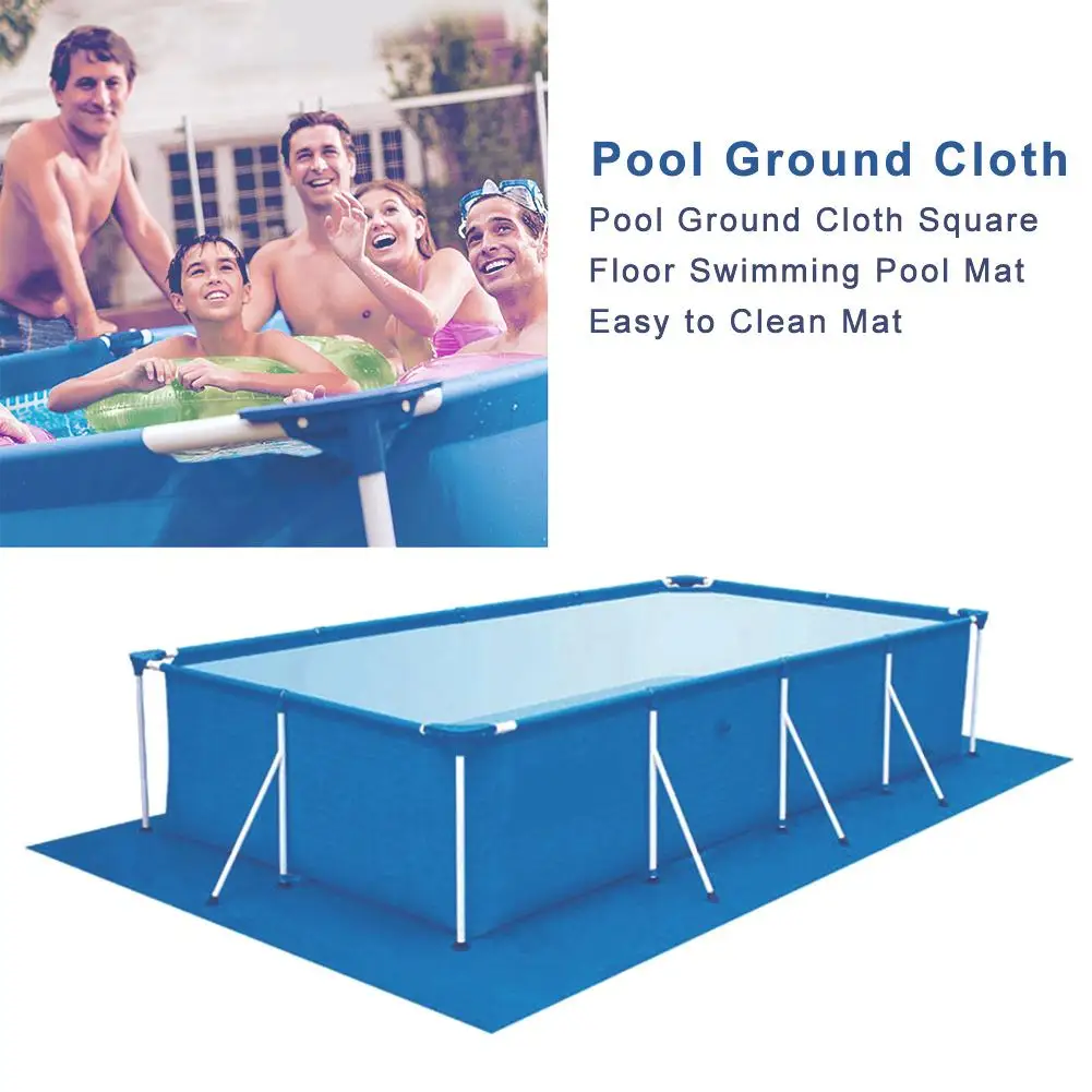 Large Size Dustproof Swimming Pool Cloth Square Ground Lip Cover Floor Mat For Outdoor Garden Pad | Спорт и развлечения