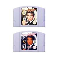 

Video Game Cartridge Console Card 64 Bits GoldenEye 007 Series For Nintendo64 Please Note the Version of Console