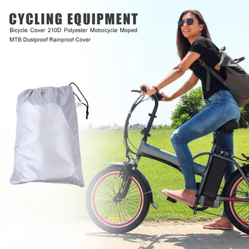

Bicycle Cover 210D Polyester Motorcycle Moped Dustproof UV Protector Cover