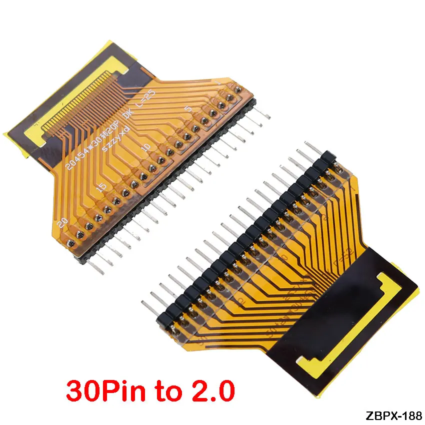 30PIN 51Pin 26MM 27.4MM 29.5MM Pitch 0.5 30Pin zu 2.0 Controller für FPC Flexibles Flachkabel Adapterplatine Konverter Steckverbinder – Detail 15