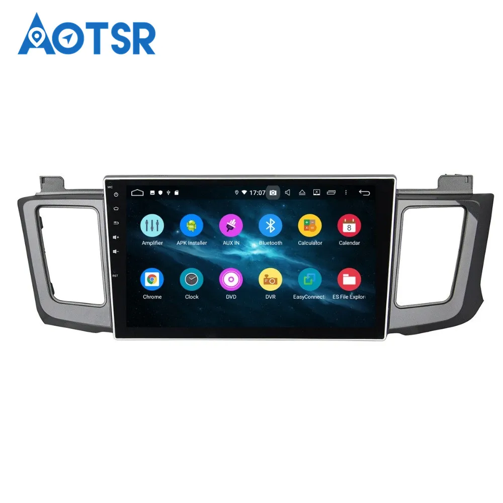 Discount 9" Android 9.0 4GB 64G Octa Core multimedia Car Radio Player for Toyota RAV4 2013-2018 2 Din Auto DSP IPS tape recorder headunit 2