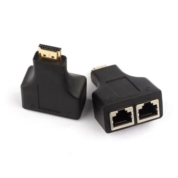 

Hot Selling Durable HDMI Extender 30m Hdmi Dual Network Cable 30M Network Extender Hdmi Switch RJ45 Network Cable Dropshipping