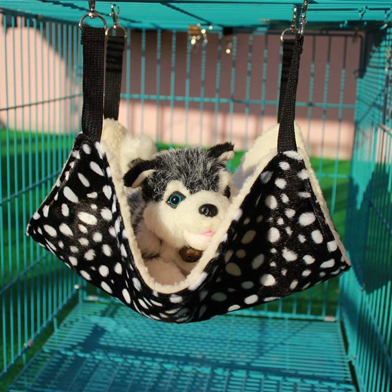Pet Hammock 35*35cm Cotton Mouse Ferrets Guinea Pig Cat Hanging Bed Rodents Hamster Pets Cage Supplies