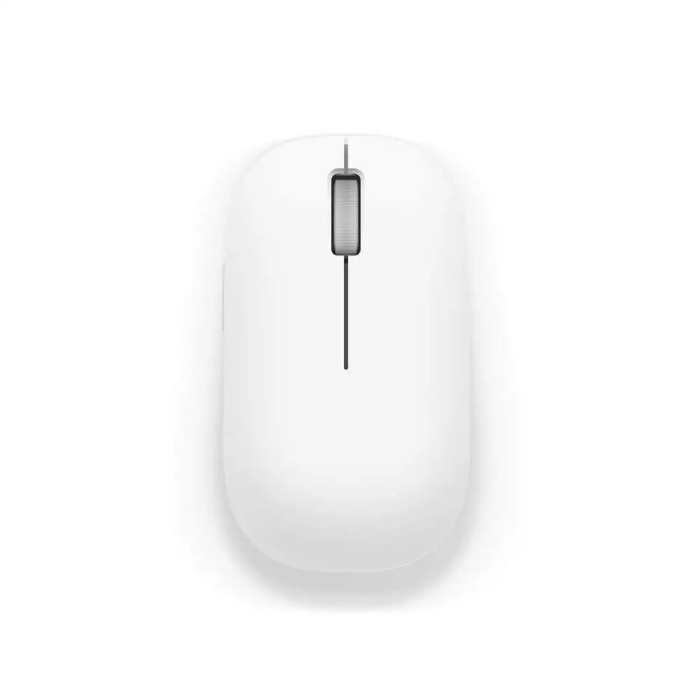 Оригинальная беспроводная мышь Xiaomi Mini 1200 точек/дюйм 2,4 г, портативная мышь с УФ-покрытием для ноутбука, ноутбука, компьютера - Цвет: Белый