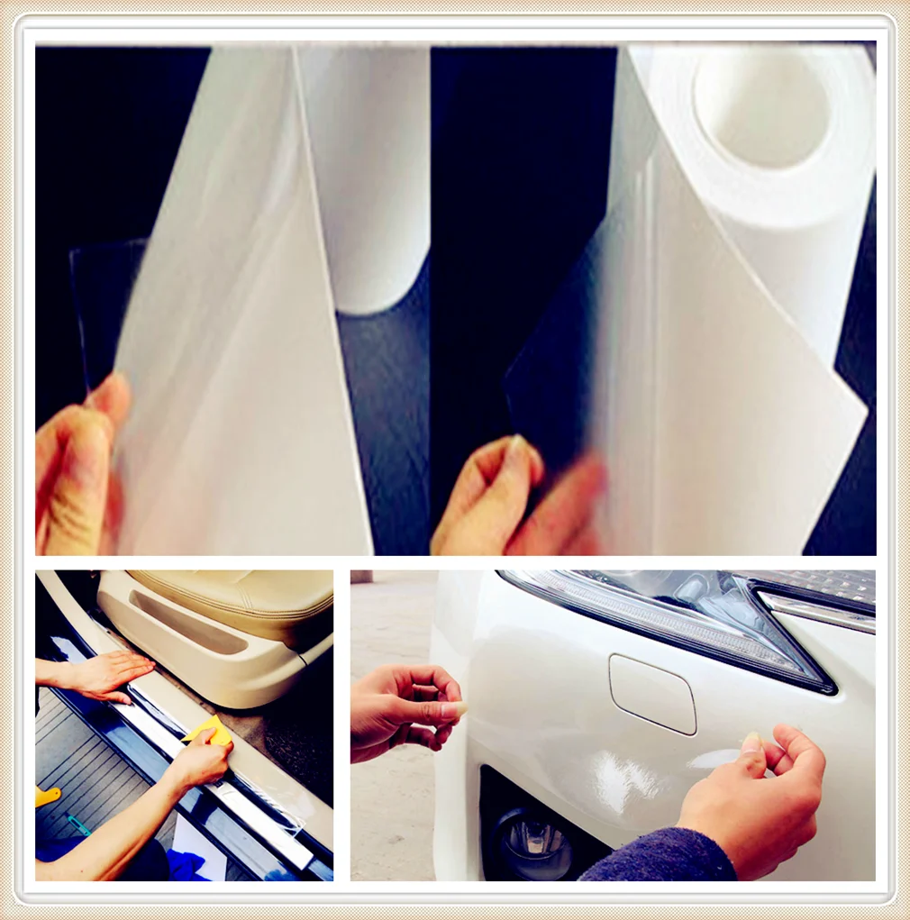 

car Sticker Film Vinyl Clear Transparence for Volkswagen VW polo passat b5 b6 CC golf jetta mk6 tiguan Gol Touran 1.4 Fox 1.2