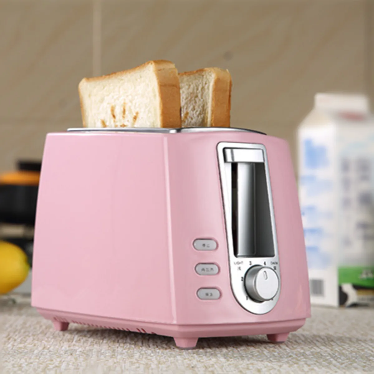 

Stainless Steel Electric Toaster Household Automatic Bread Baking Maker Breakfast Machine Toast Sandwich Grill Oven Home Office