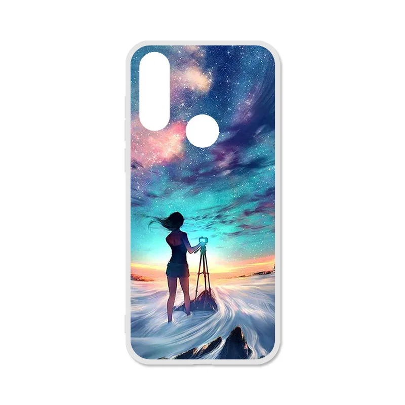 V040 Мягкий чехол из ТПУ для Oukitel C17 Pro, силиконовый чехол с цветочным рисунком, сделай сам, окрашенный чехол для телефона, бампер для Oukitel C17, 6,35 дюйма, чехол для задней панели, Fundas - Цвет: V040